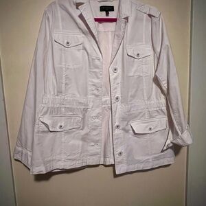 Talbots Women's Soft Pink Utility Jacket